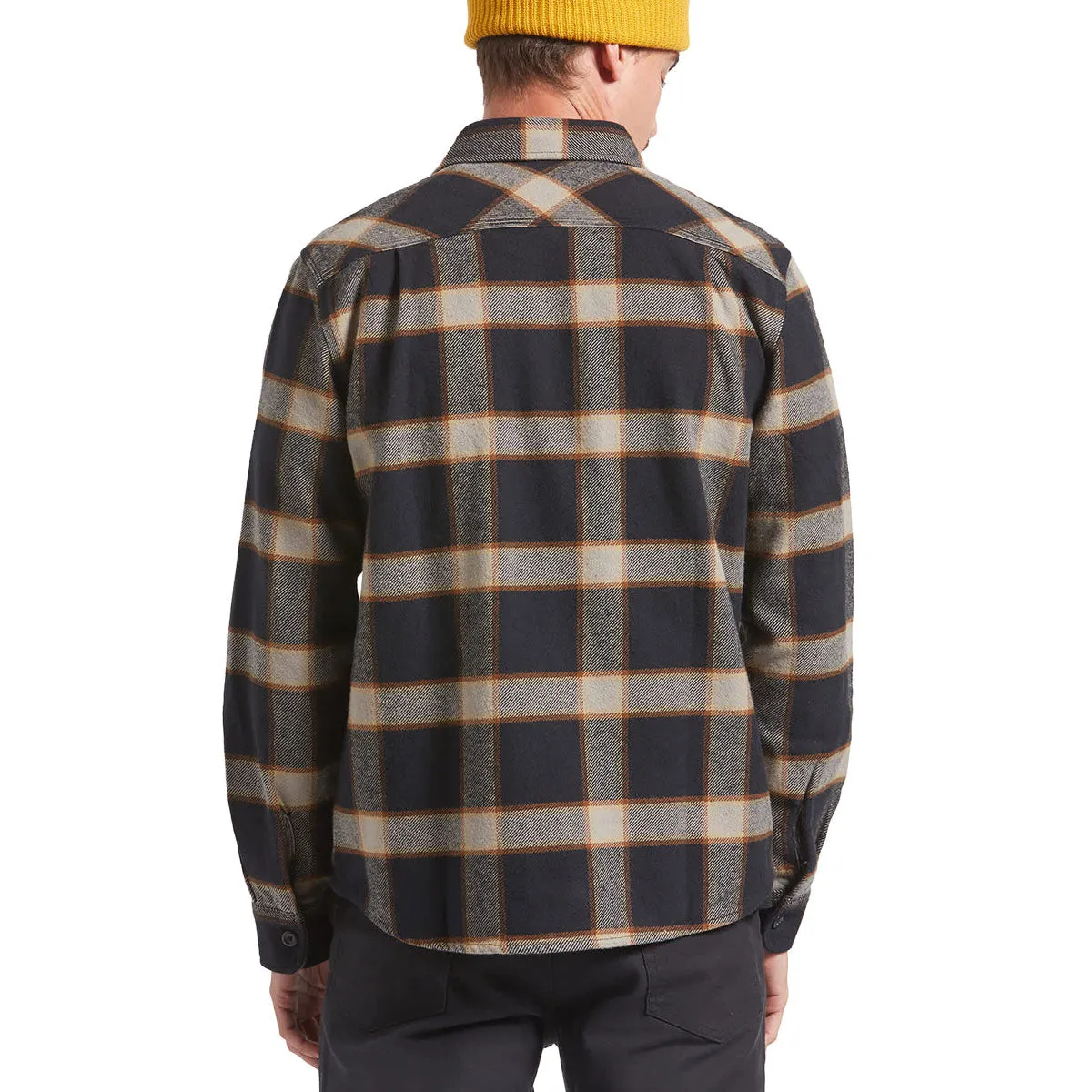 Brixton Bowery Heavyweight Flannel Shirt - Black/Cream sold by CCS product image thumbnail 2