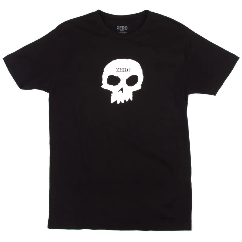 Zero Single Skull T-Shirt - Black made by CCS