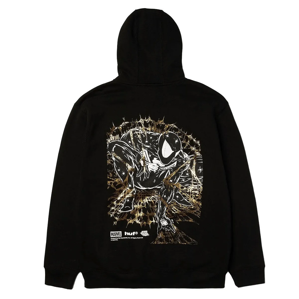 HUF x Spiderman Arachknight Full Zip Hoodie - Black sold by CCS