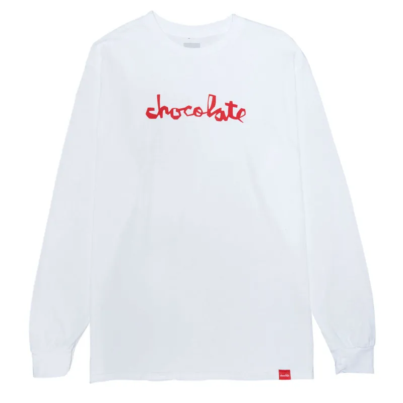 Chocolate Original Chunk Long Sleeve T-Shirt - White made by Chocolate