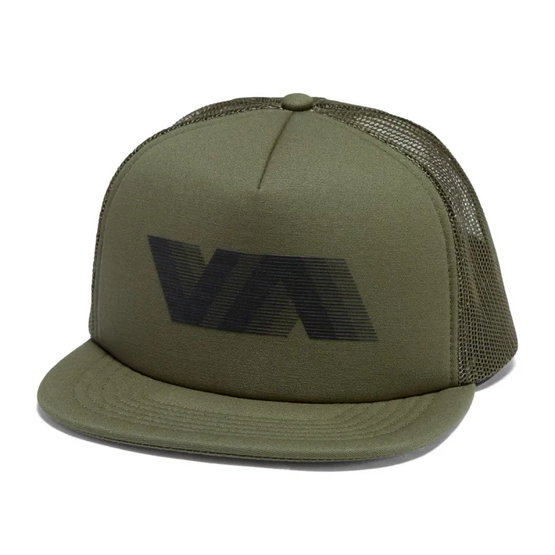 RVCA VA Blur Foamy Trucker Hat - Jade made by CCS