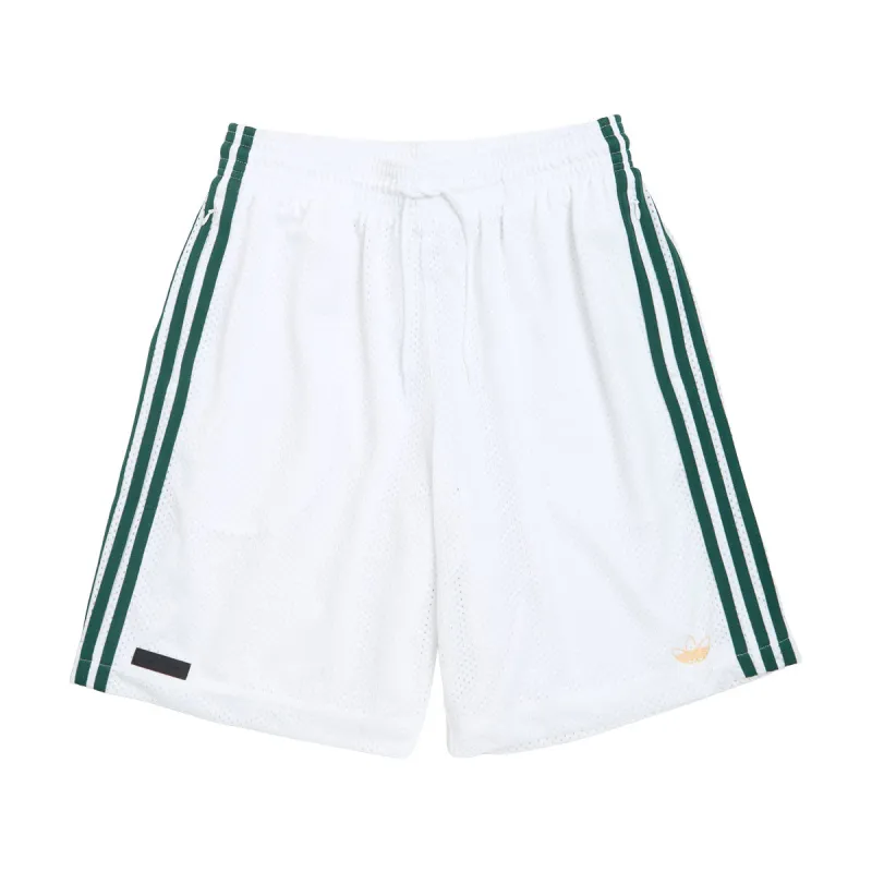 Adidas Tyshawn B Shorts - White/Matte Gold/Collegiate Green sold by CCS