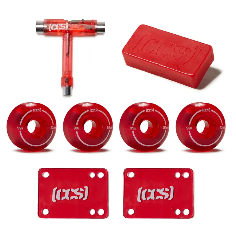 CCS Going Clear Skate Bundle - Red sold by CCS