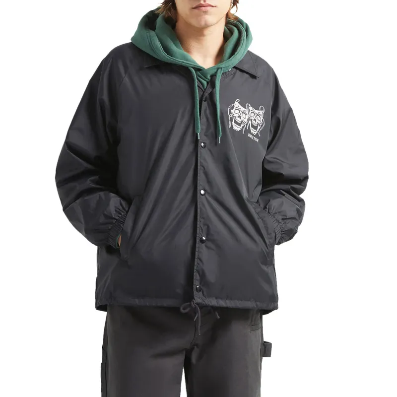 Brixton Watchman Lightweight Coaches Jacket - Black sold by CCS