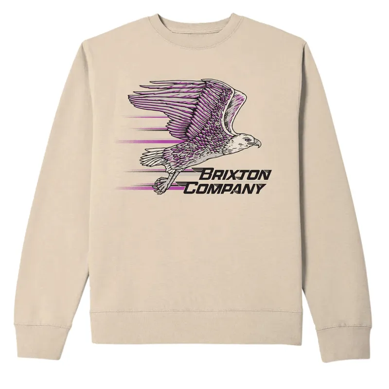 Brixton Free Crew Sweatshirt - Bone sold by CCS