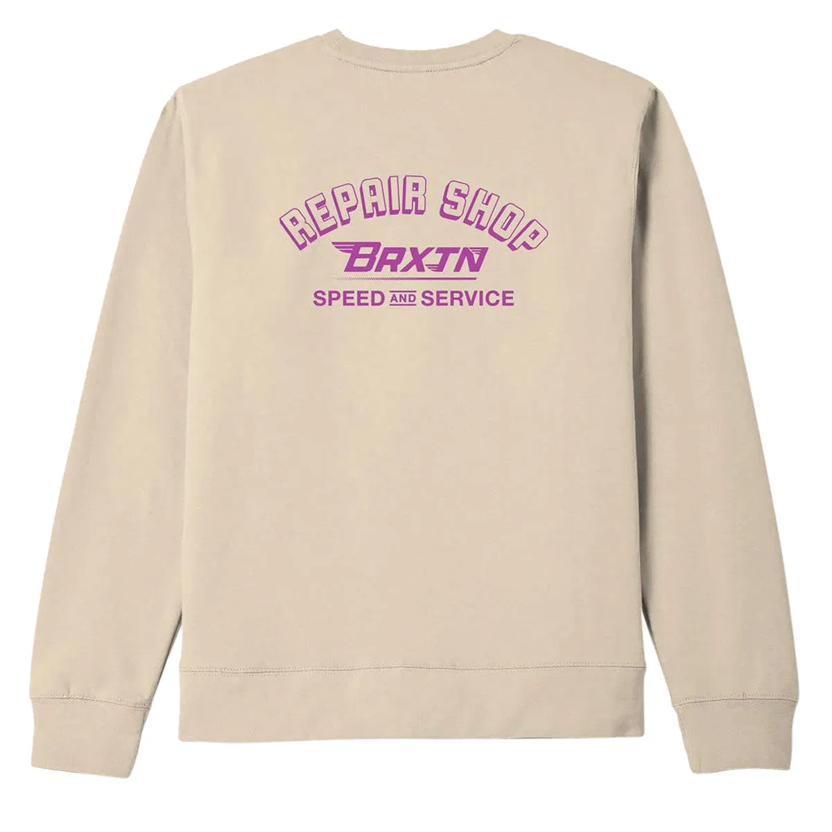 Brixton Free Crew Sweatshirt - Bone sold by CCS product image thumbnail 2