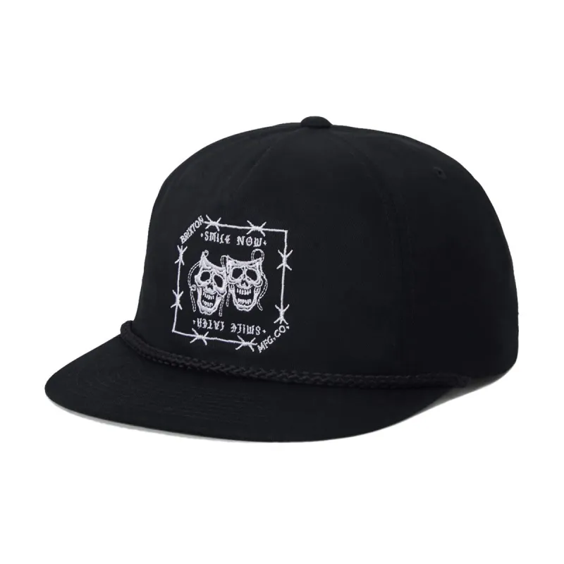 Brixton Smile Always HP Snapback Hat - Black made by Brixton