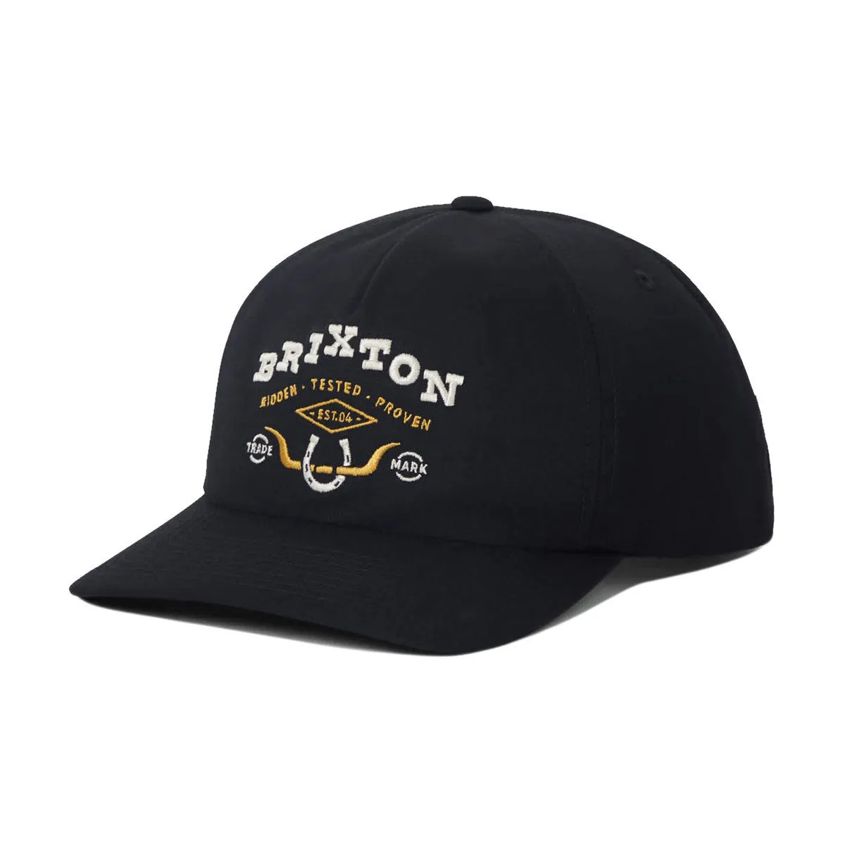 Brixton Beekman MP Snapback Hat - Black sold by CCS