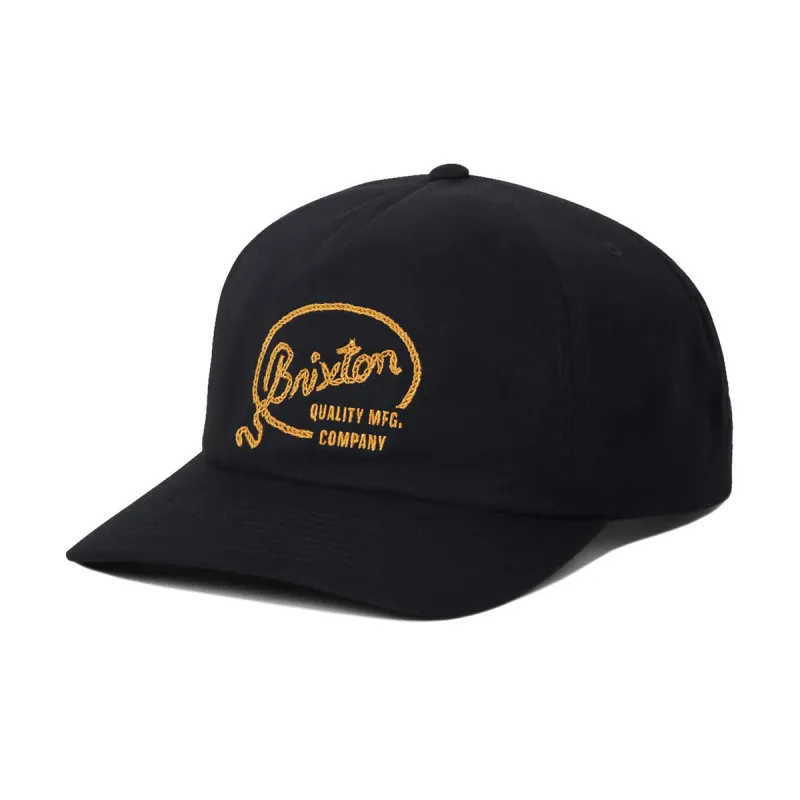 Brixton Gallatin MP Snapback Hat - Black sold by CCS