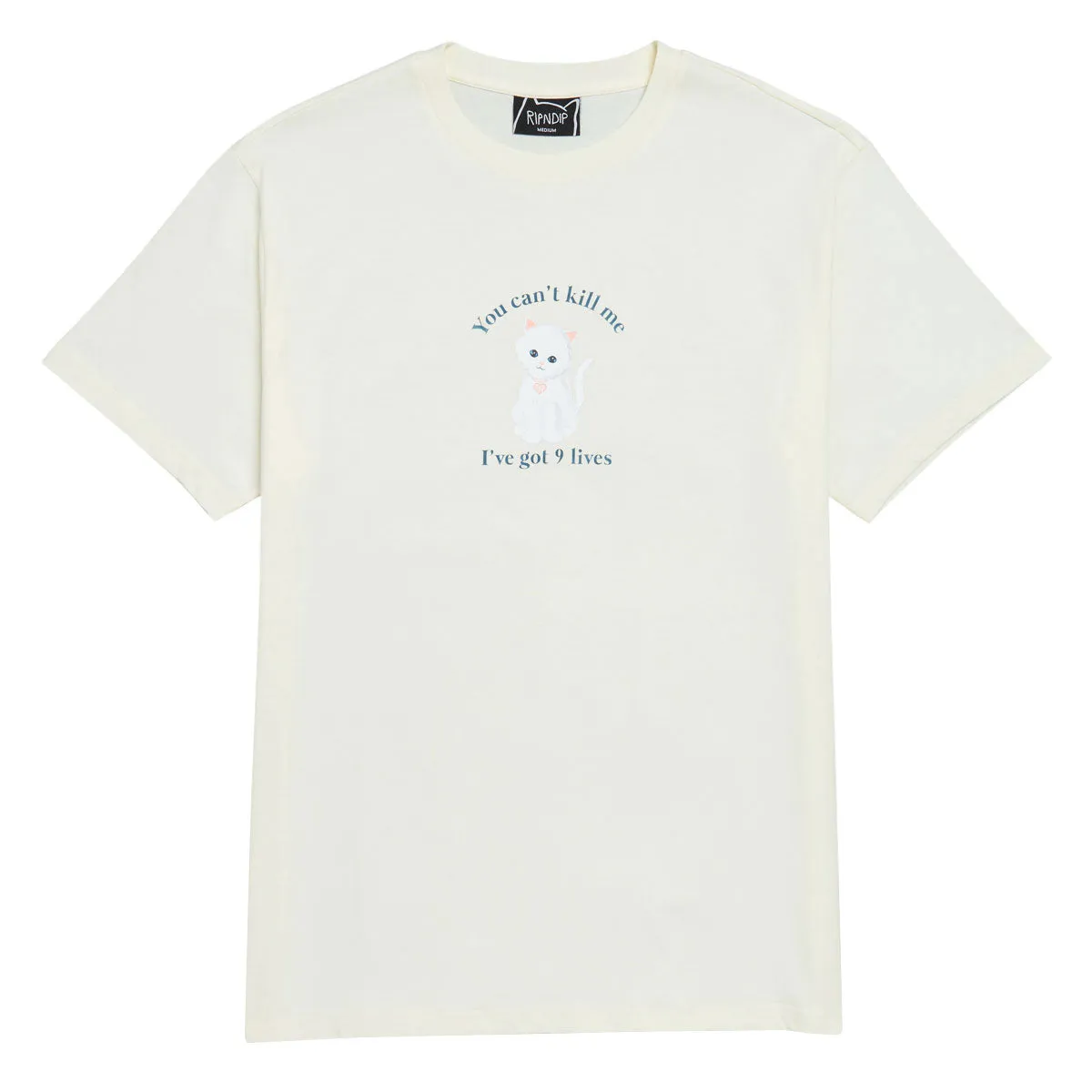 RIPNDIP 9 Lives T-Shirt - Bone sold by CCS