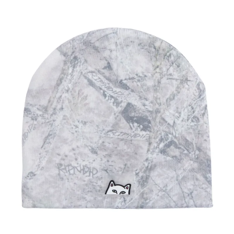 RIPNDIP Peeking Nermal Skull Beanie - Nerm Tree Camo made by Ripndip