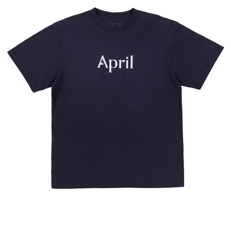 April OG Logo T-Shirt - Navy sold by CCS