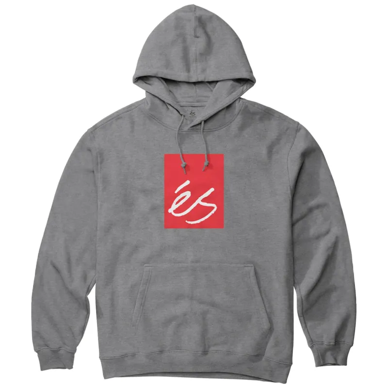 eS Main Block Fleece Hoodie - Grey/Heather sold by CCS