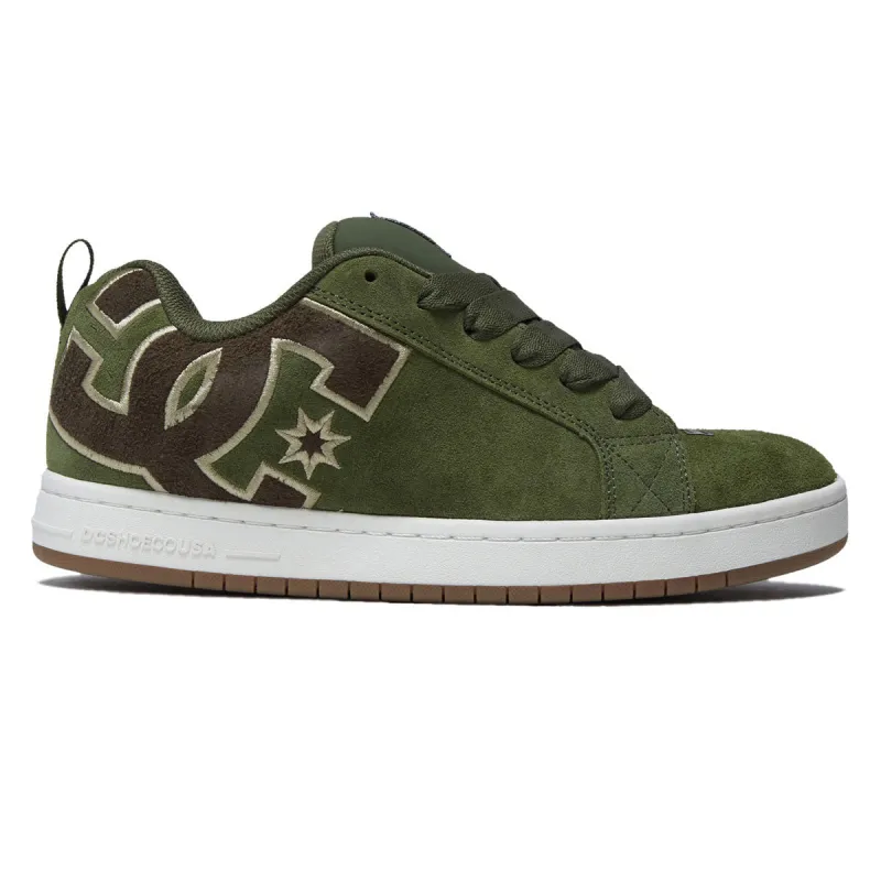 DC Court Graffik SE Shoes - Olive/Dark Green sold by CCS