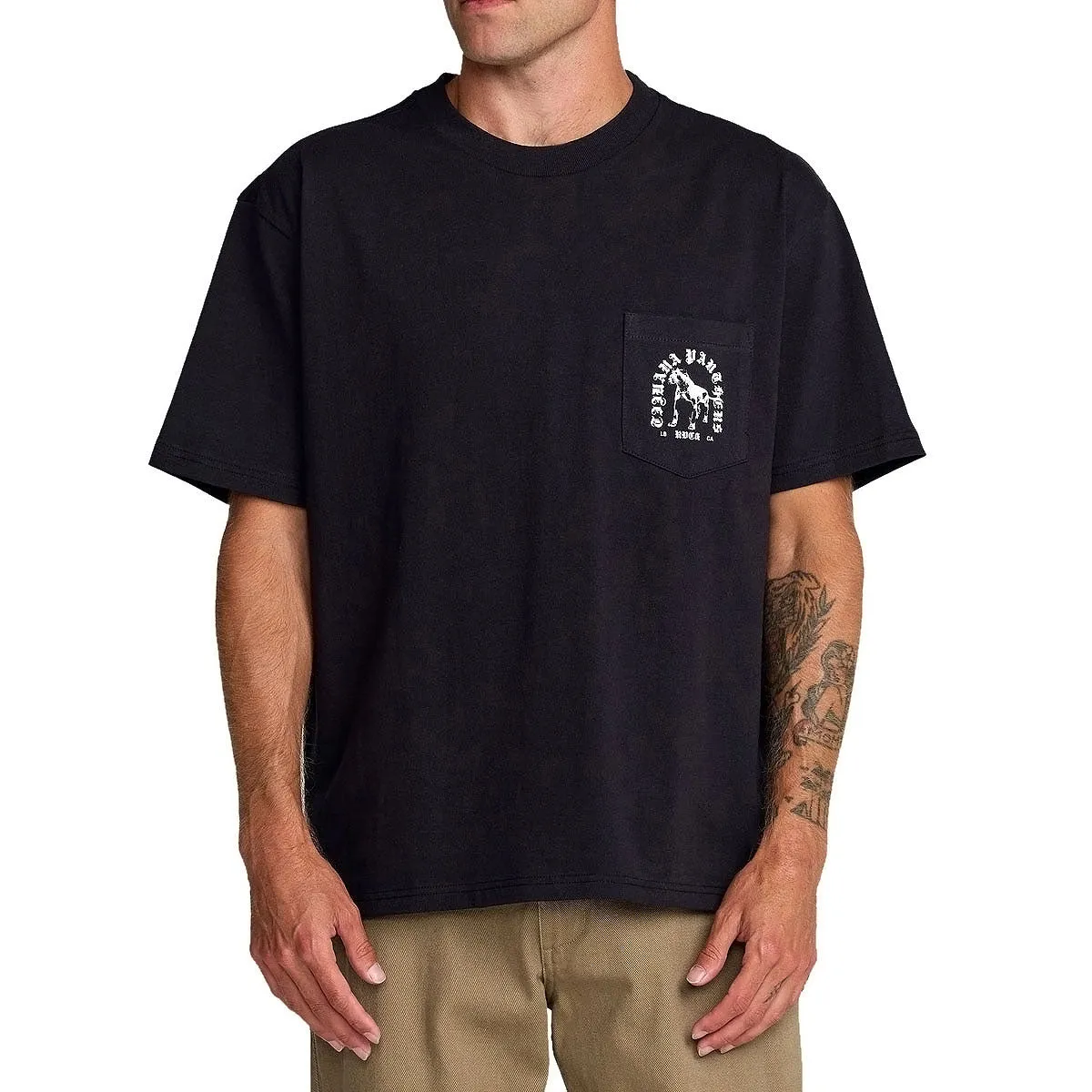 RVCA Bad Panther T-Shirt - Black sold by CCS product image thumbnail 3