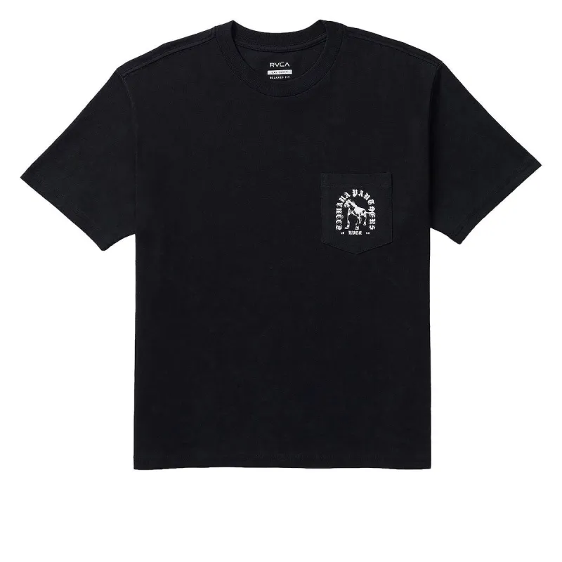 RVCA Bad Panther T-Shirt - Black sold by CCS