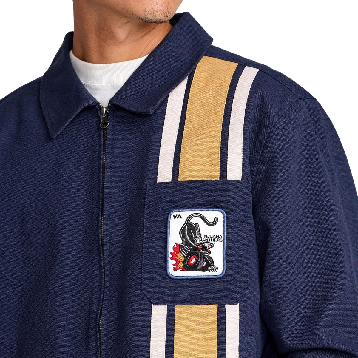 RVCA Panther Team Jacket - Garage Blue sold by CCS product image thumbnail 4