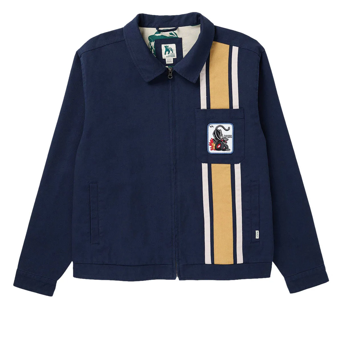 RVCA Panther Team Jacket - Garage Blue sold by CCS