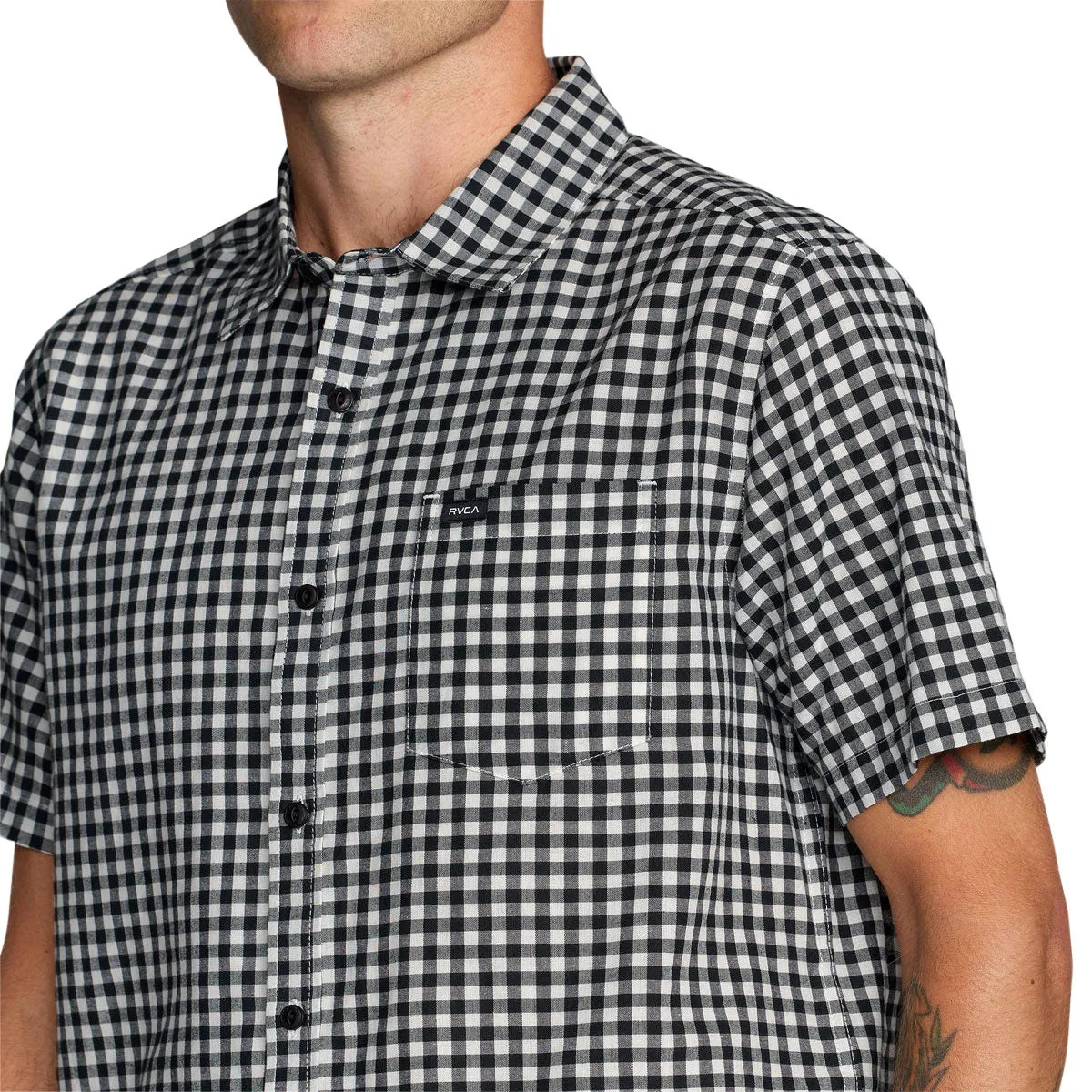 RVCA Overspray Shirt - Black/White sold by CCS product image thumbnail 4