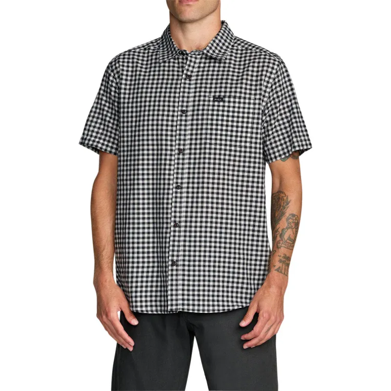 RVCA Overspray Shirt - Black/White sold by CCS