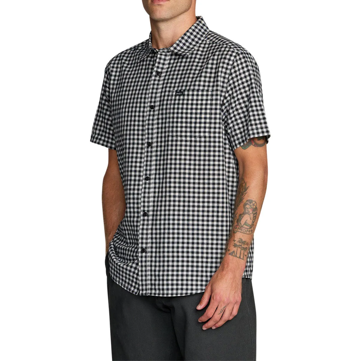 RVCA Overspray Shirt - Black/White sold by CCS product image thumbnail 3