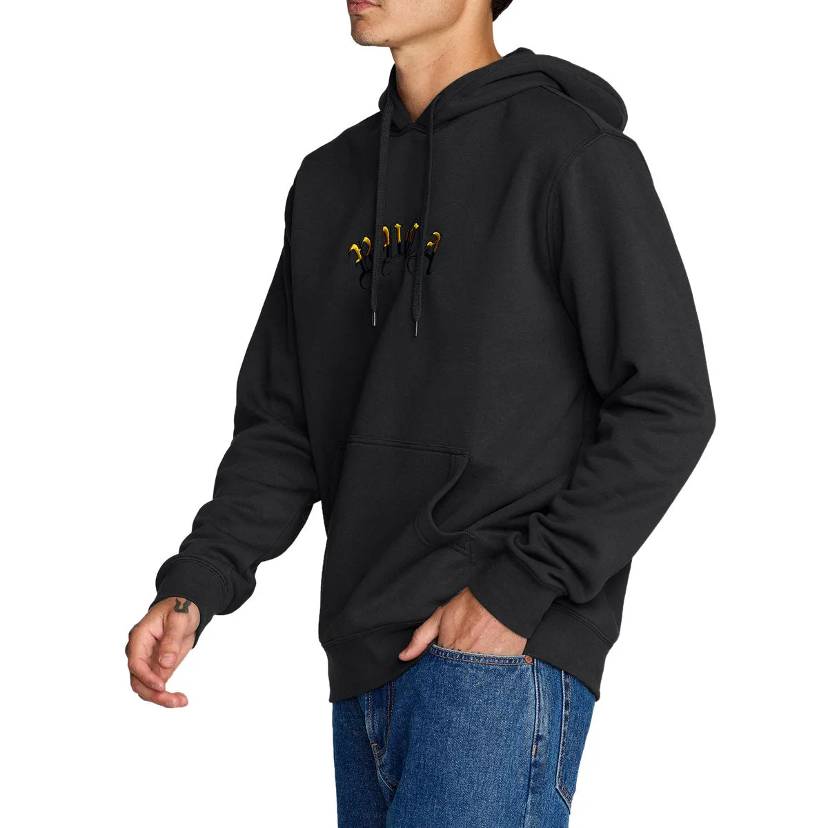 RVCA Olde RVCA Hoodie - Pirate Black sold by CCS product image thumbnail 4