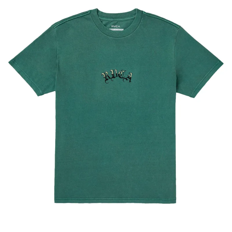 RVCA Olde RVCA T-Shirt - Grass Green made by RVCA