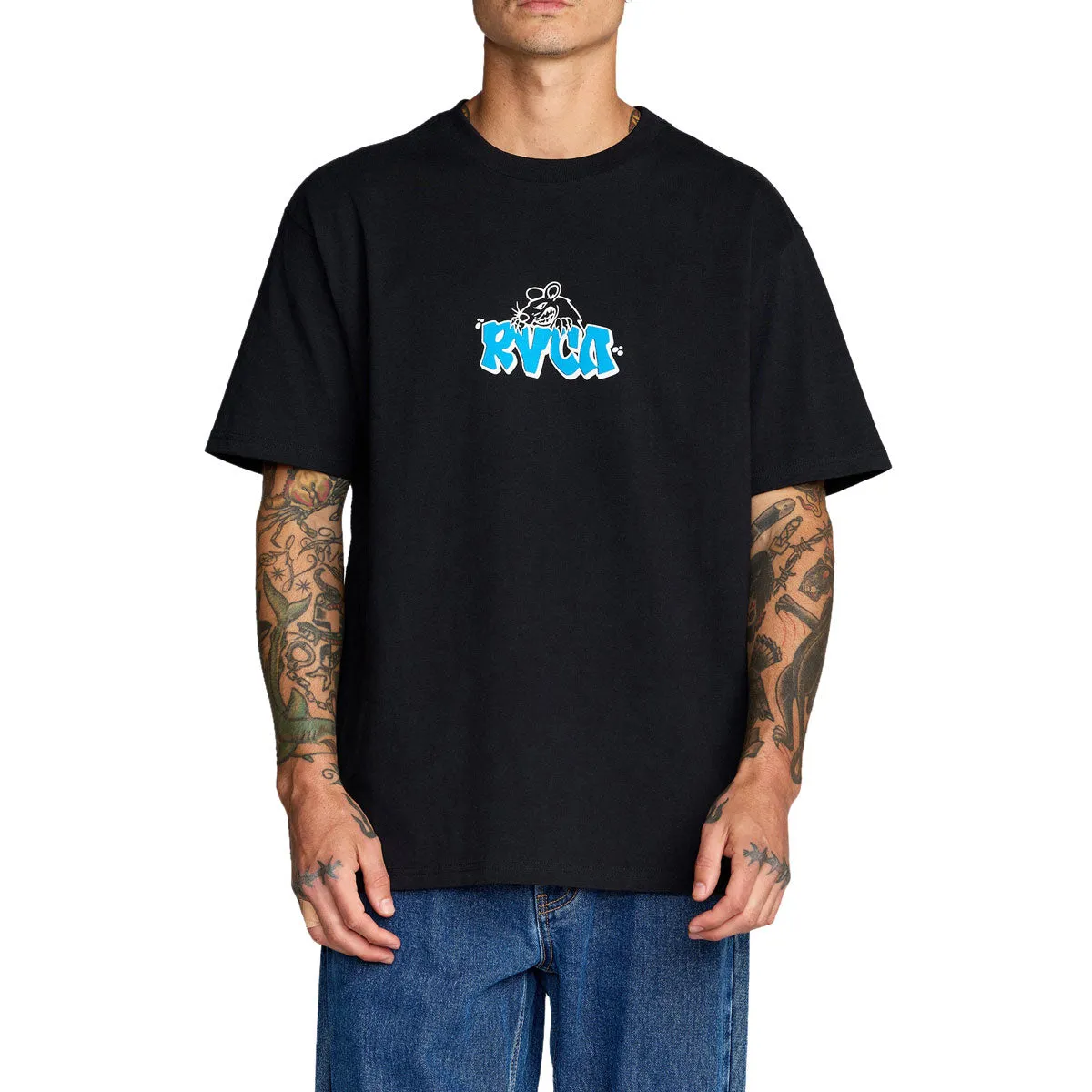 RVCA Ratnest T-Shirt - Black sold by CCS product image thumbnail 2