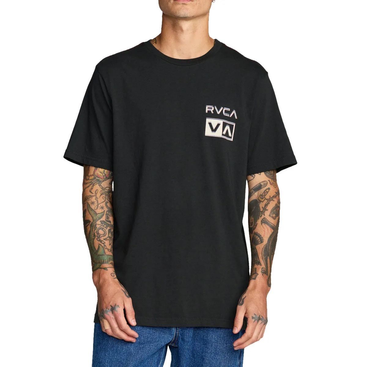 RVCA Glitch T-Shirt - Pirate Black sold by CCS product image thumbnail 3