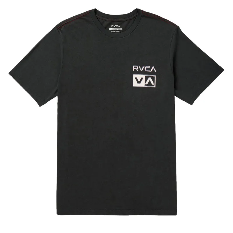 RVCA Glitch T-Shirt - Pirate Black sold by CCS