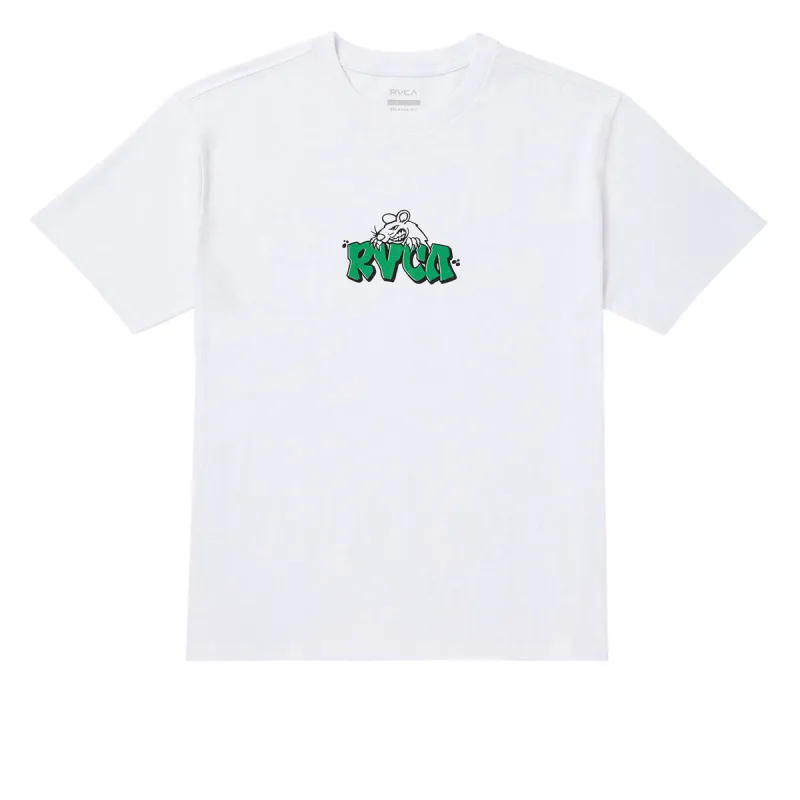 RVCA Ratnest T-Shirt - White made by RVCA