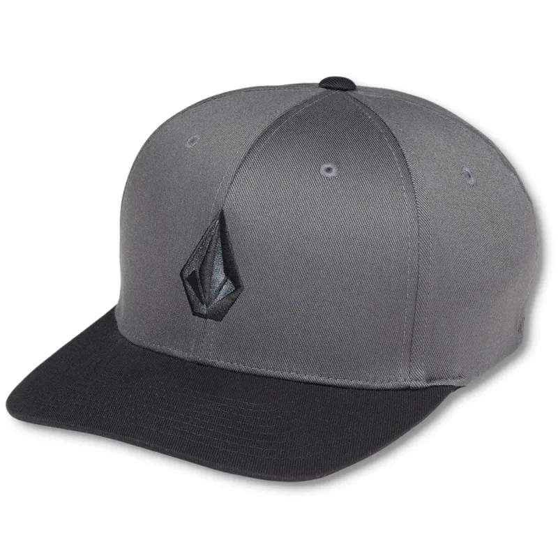 Volcom Full Stone Flexfit Hat - Asphalt Black sold by CCS