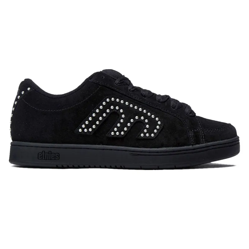 Etnies Kingpin Shoes - Black/Black/Silver made by Etnies