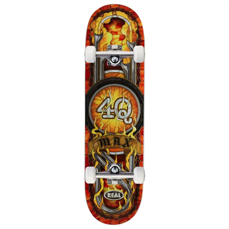 Real Max Schaff 4Q Cathedral Skateboard Complete - 8.50" made by CCS