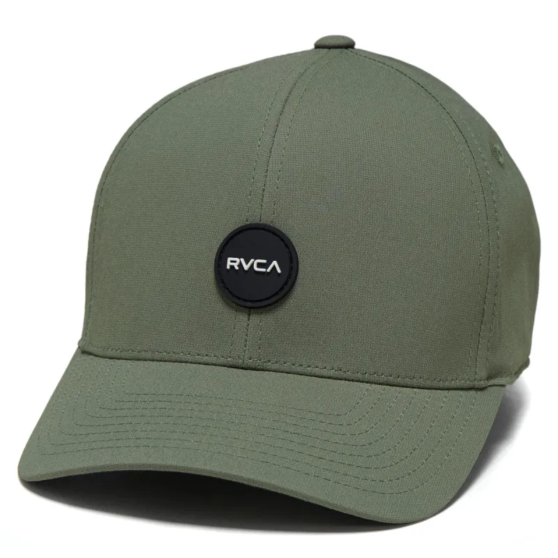 RVCA Seasons Flexfit Hat - Olive made by RVCA