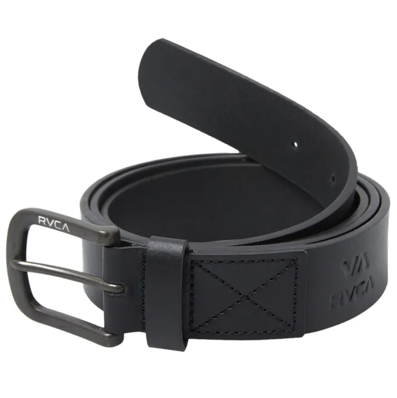 RVCA Standard Leather Belt - Black made by RVCA