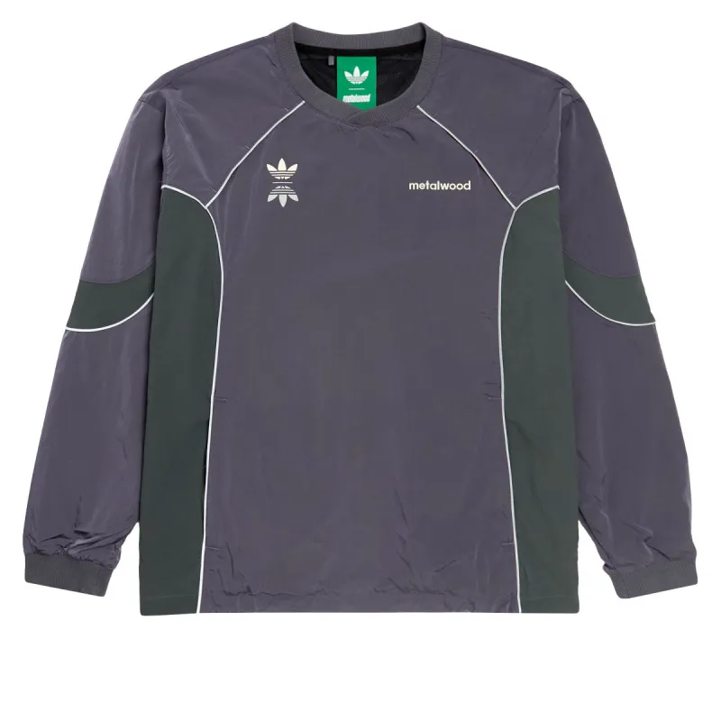 Adidas x Metalwood Originals Windbreaker Jacket - Preloved Purple made by Adidas