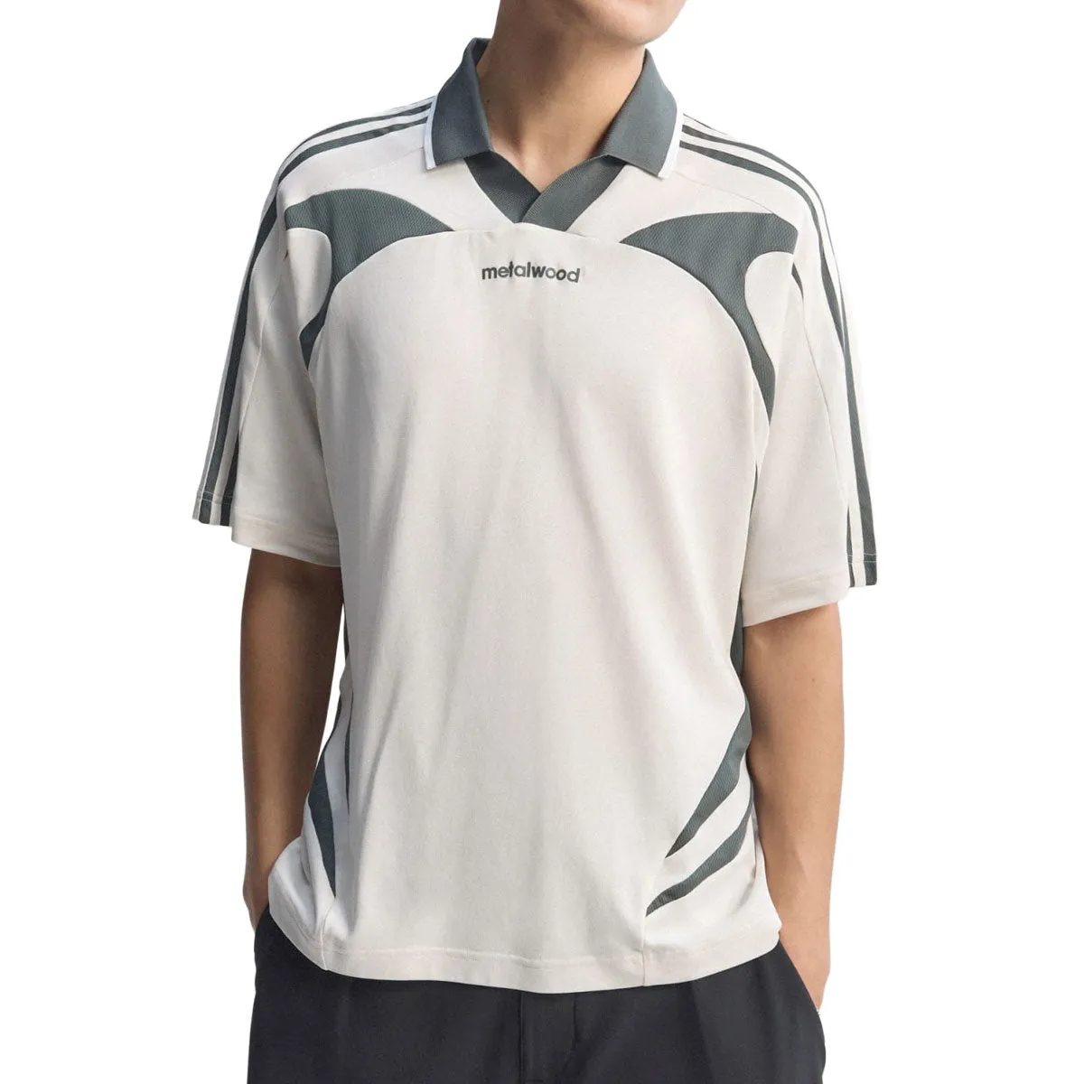 Adidas x Metalwood Originals Polo Shirt - Chalk White sold by CCS