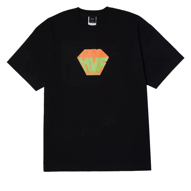 HUF Big Block T-Shirt - Black made by HUF