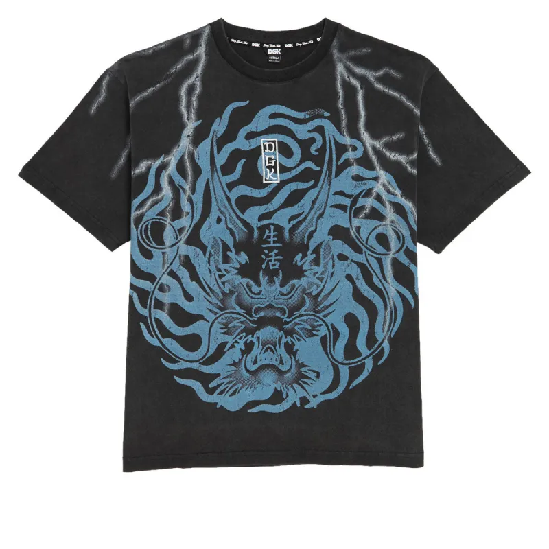 DGK Storm Knit T-Shirt - Washed Black made by CCS