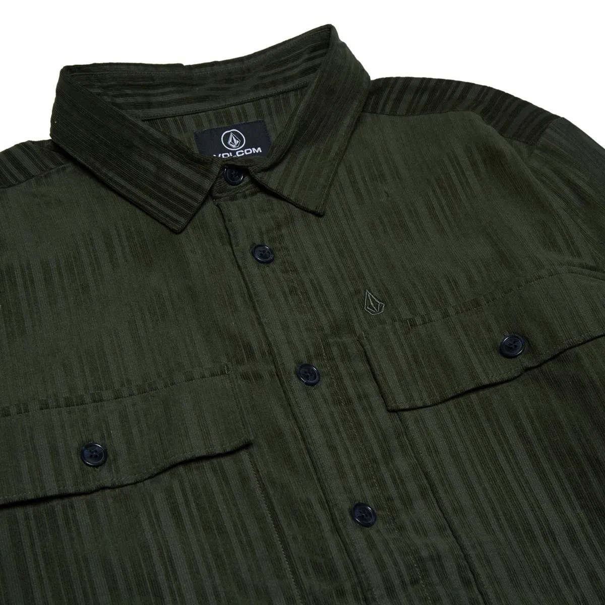 Volcom Steadfast Long Sleeve Shirt - Squadron Green sold by CCS product image thumbnail 3