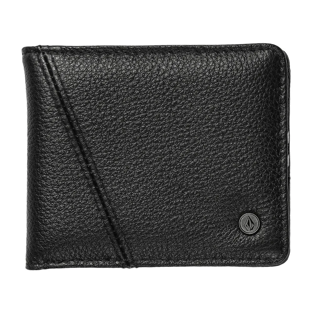 Volcom Pay-a-pal Leather Bifold Wallet - Black sold by CCS