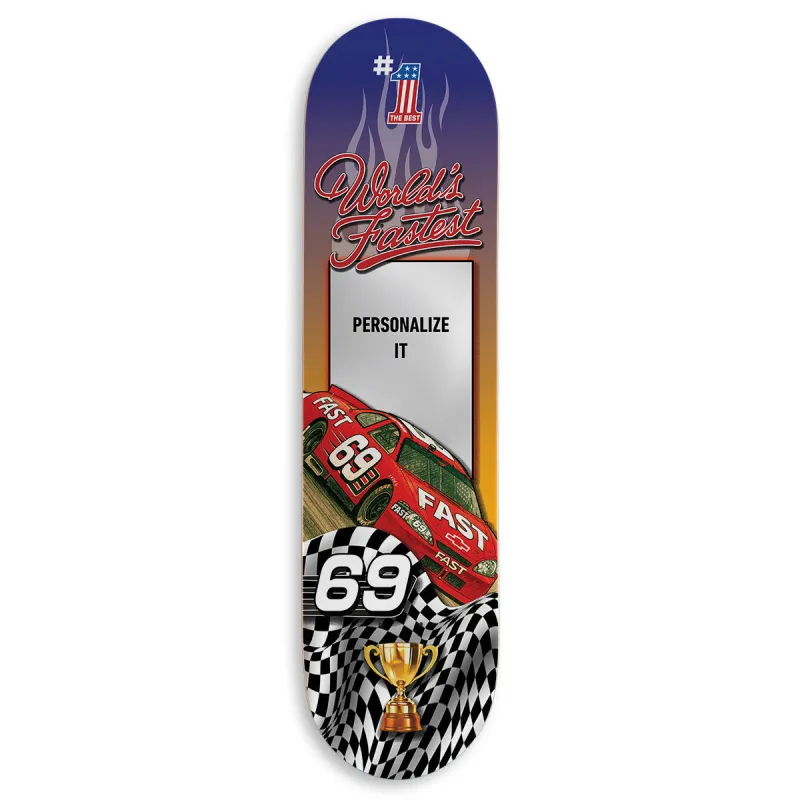 CCS Customs Photo Moments Skateboard Deck - Fastest Man made by CCS