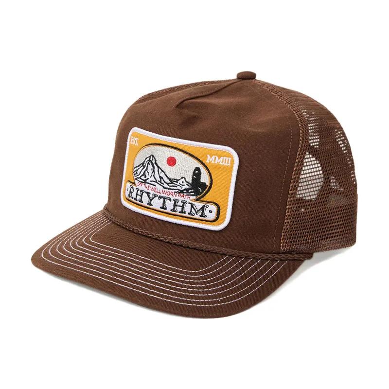 Rhythm Horizon Trucker Hat - Cedar made by Rhythm.