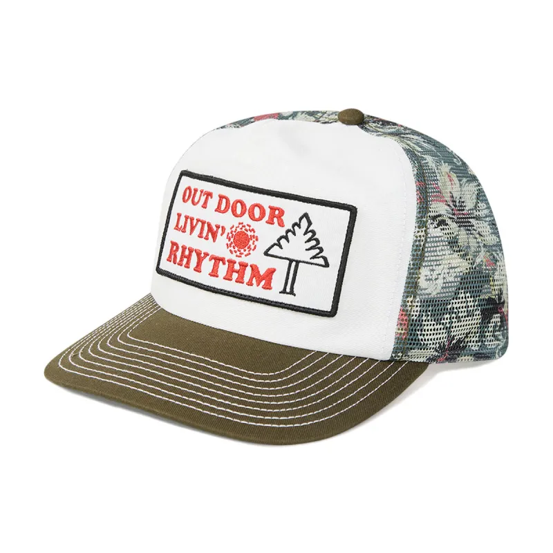 Rhythm Tropical Camo Trucker Hat - Camo made by Rhythm.
