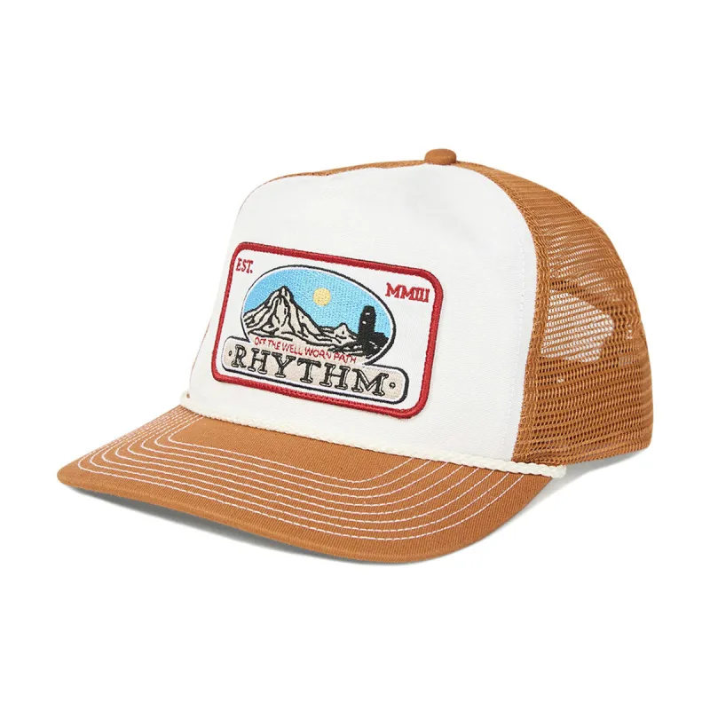 Rhythm Horizon Trucker Hat - Mustard made by Rhythm.