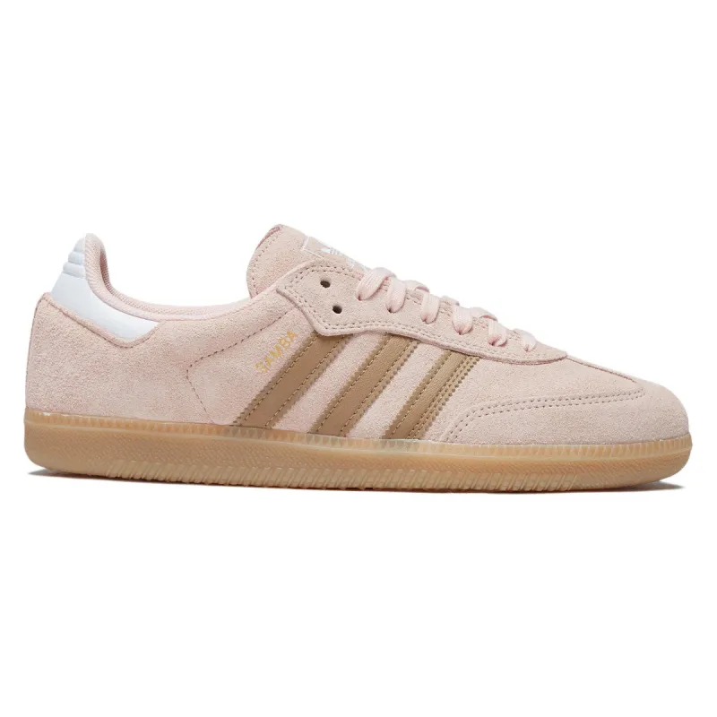 Adidas Samba ADV Shoes - Blush Pink/Cardboard/Gum made by Adidas