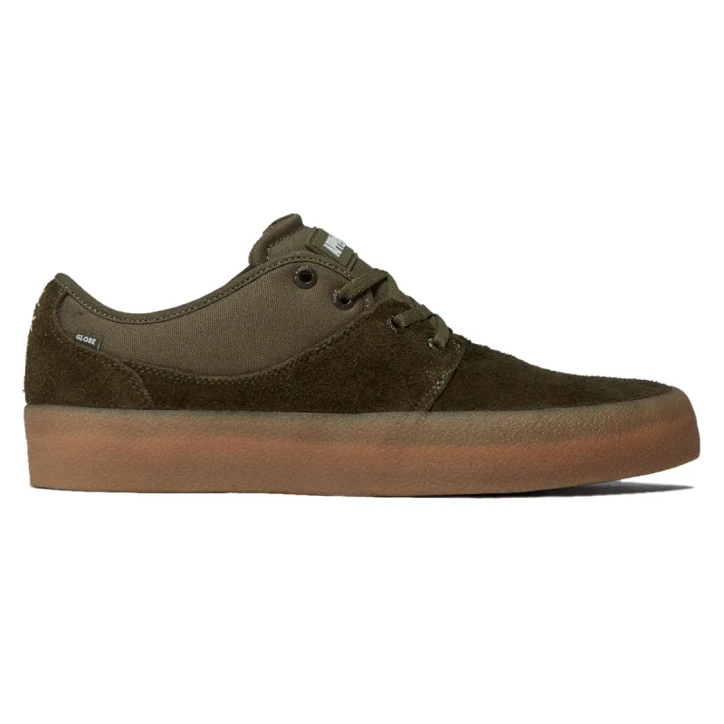 Globe Mahalo Shoes - Military Olive/Crepe made by Globe