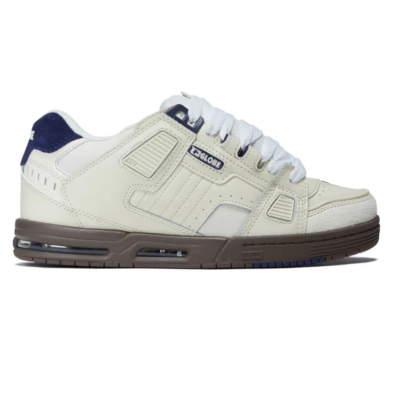 Globe Sabre Shoes - Antique White/Blue made by Globe