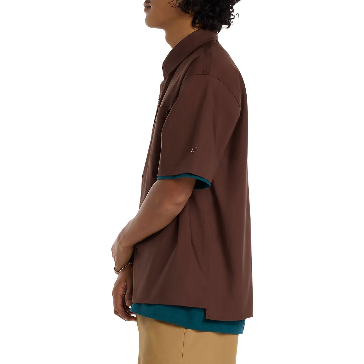 New Balance Numeric Button Up Shirt - Pumpernickel sold by CCS product image thumbnail 3